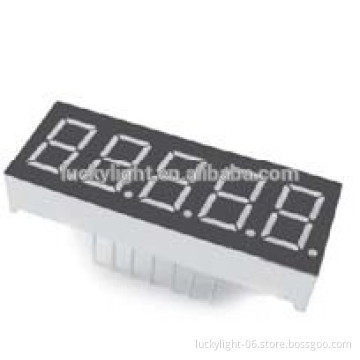 China manufacturer digital read out display 6 digit 7 segment led display